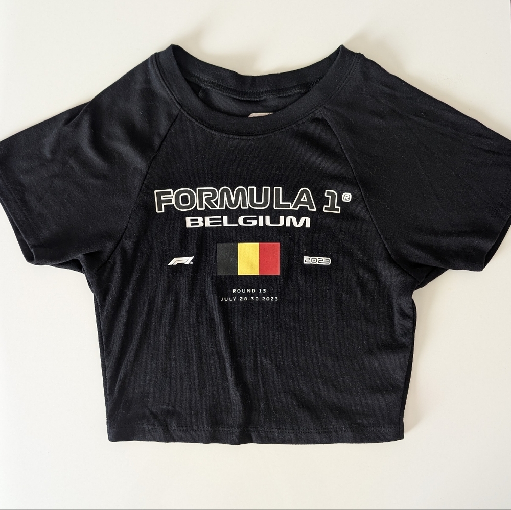 PacSun Black Formula 1 Belgium Kids Tee